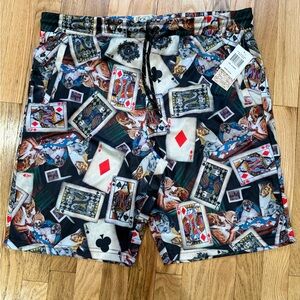 Fresh Prince of Bel Air The Drill Clothing Men's Playing Card Print Shorts XL